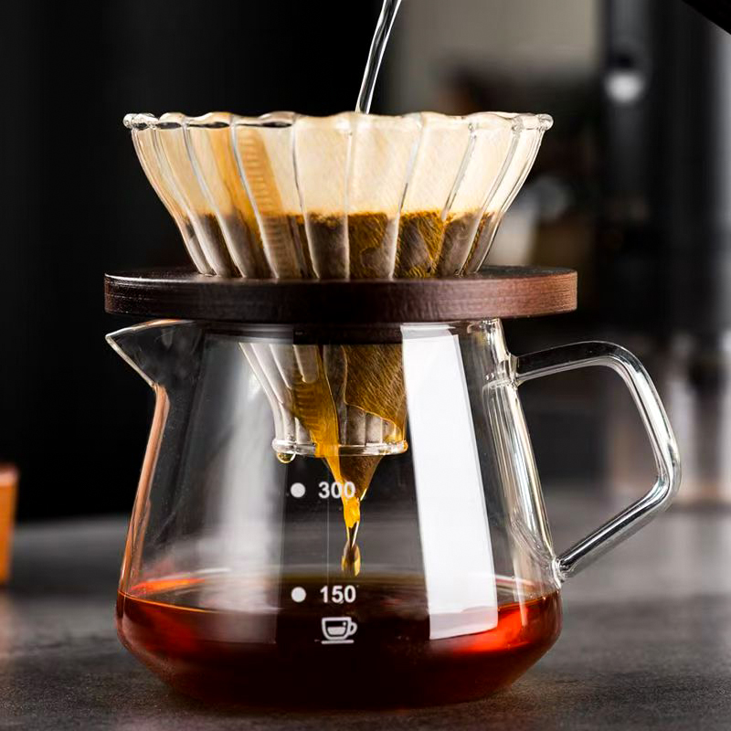 Coffee Equipment Accessories - OANKR 400ml Clear Coffee Server, Manual