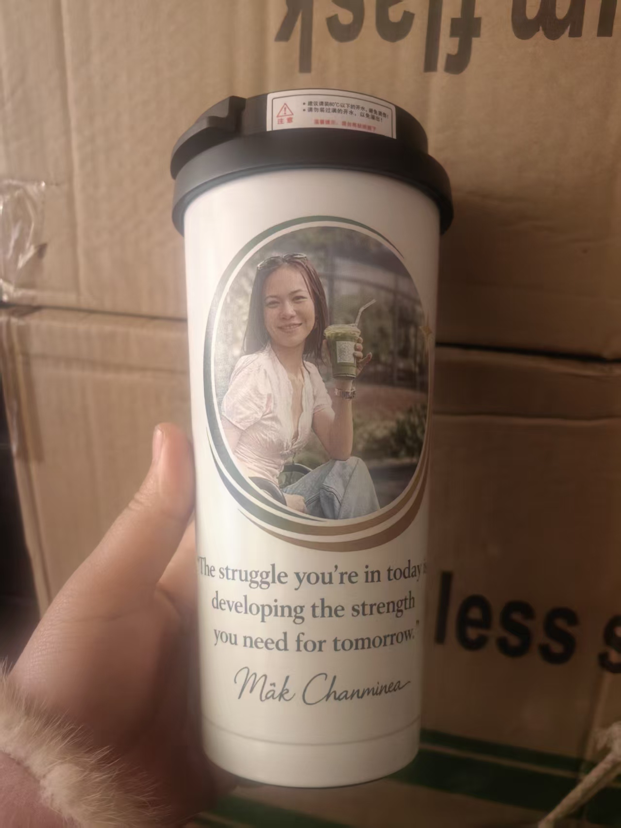 Custom Logo Name Thermos 500ML - Coffee Equipment Names reseña y precio