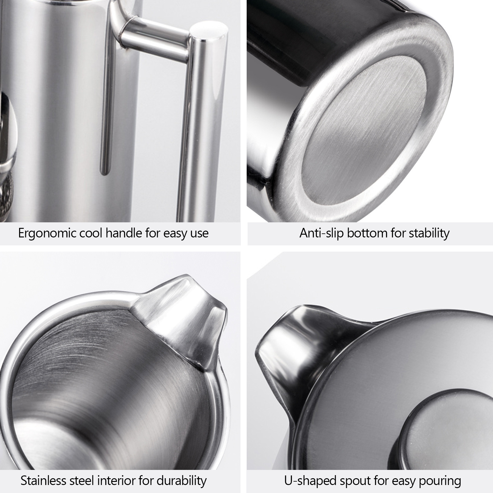 350ml/800ml/1000ml French Pres - Coffee Extraction Equipment reseña y precio