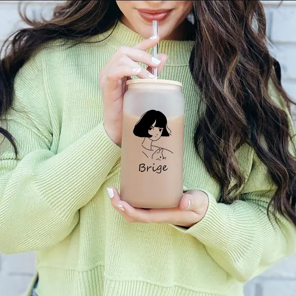 Customized cartoon glass cups, - Coffee Equipment Names reseña y precio