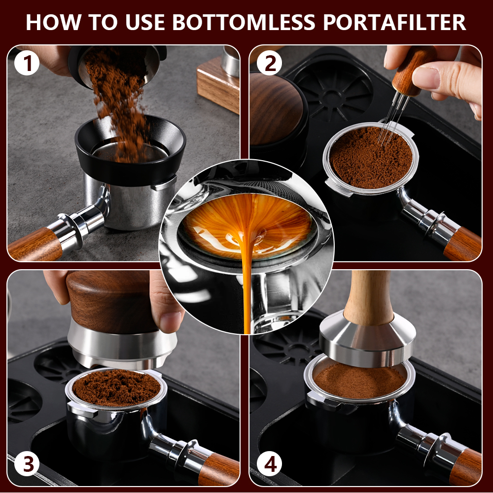 51mm Coffee Bottomless Portafi - Coffee Equipment Accessories reseña y precio