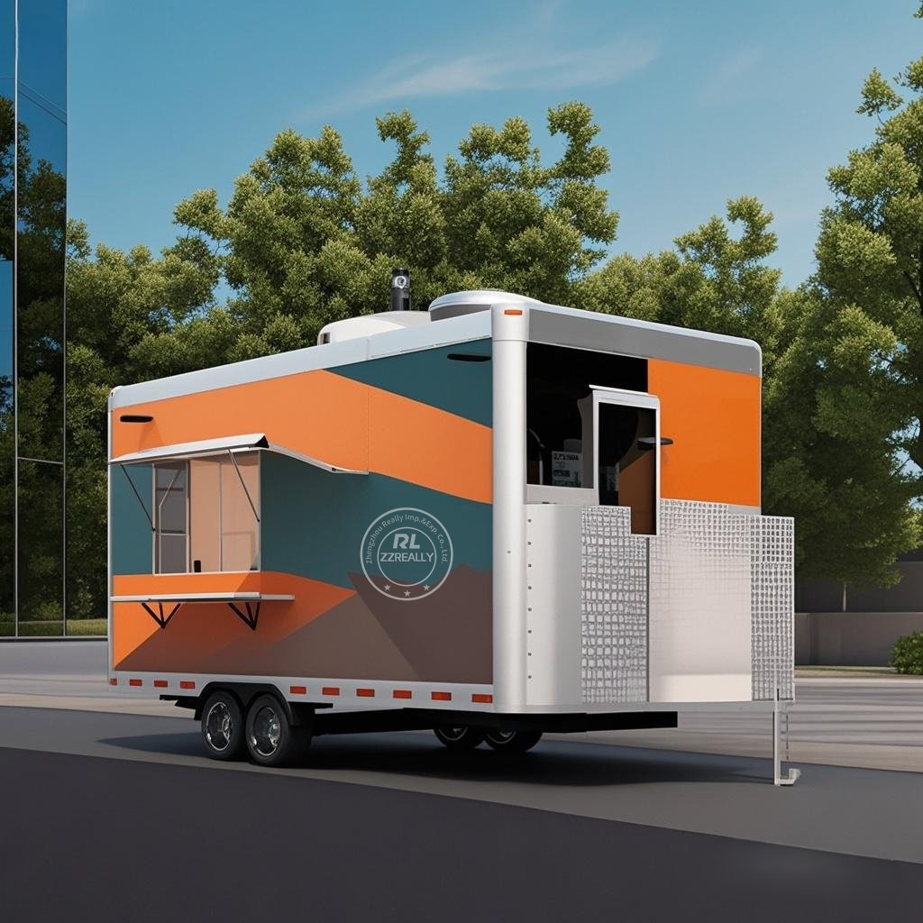 Snack Fast Food Truck Mobile K - Mobile Coffee Van Equipment reseña y precio