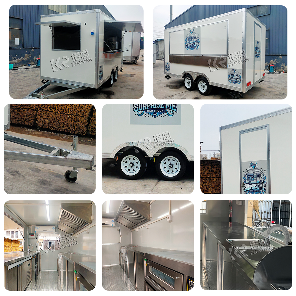 Custom Big Coffee Van Mobile F - Mobile Coffee Van Equipment reseña y precio