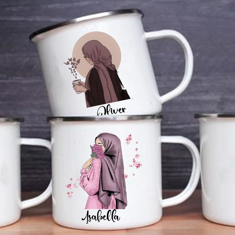 Personalised Hijabi Girl Print - Coffee Equipment Names reseña y precio