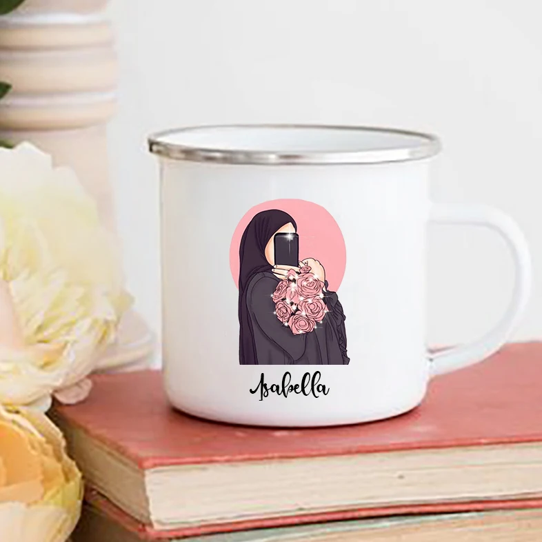 Personalised Hijabi Girl Print - Coffee Equipment Names reseña y precio