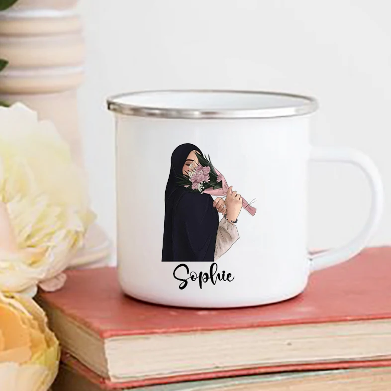 Personalised Hijabi Girl Print - Coffee Equipment Names reseña y precio