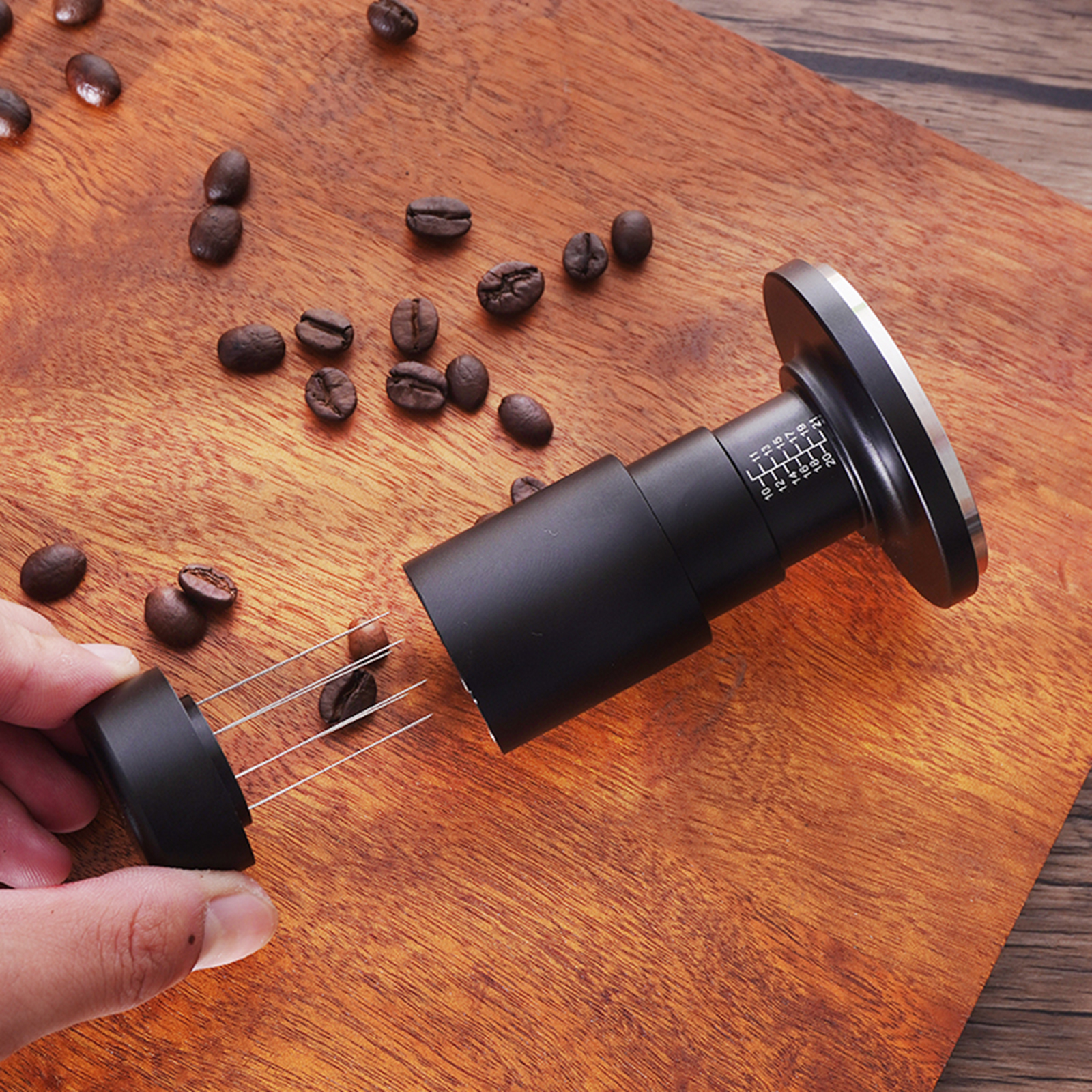 Coffee Distributor and Tamper  - Coffee Equipment Kit reseña y precio
