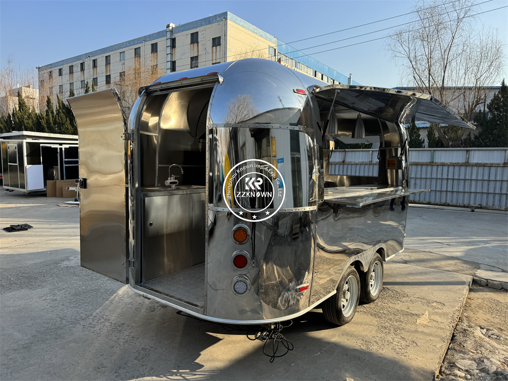 Custom  Food Trailers Usa Full - Mobile Coffee Van Equipment reseña y precio