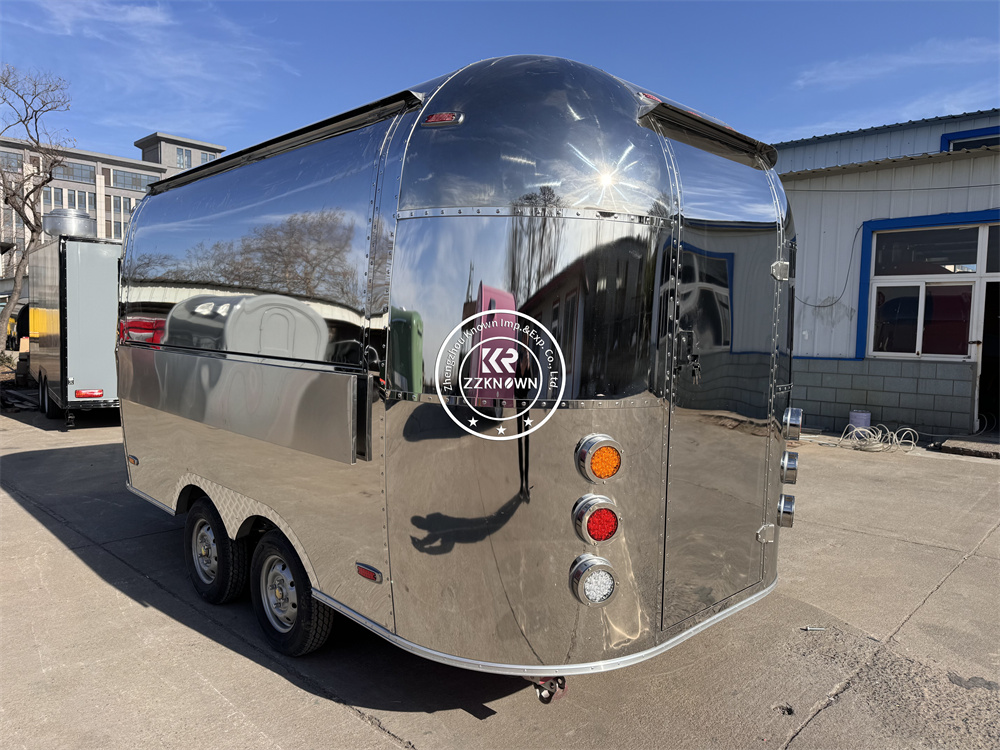 Custom  Food Trailers Usa Full - Mobile Coffee Van Equipment reseña y precio