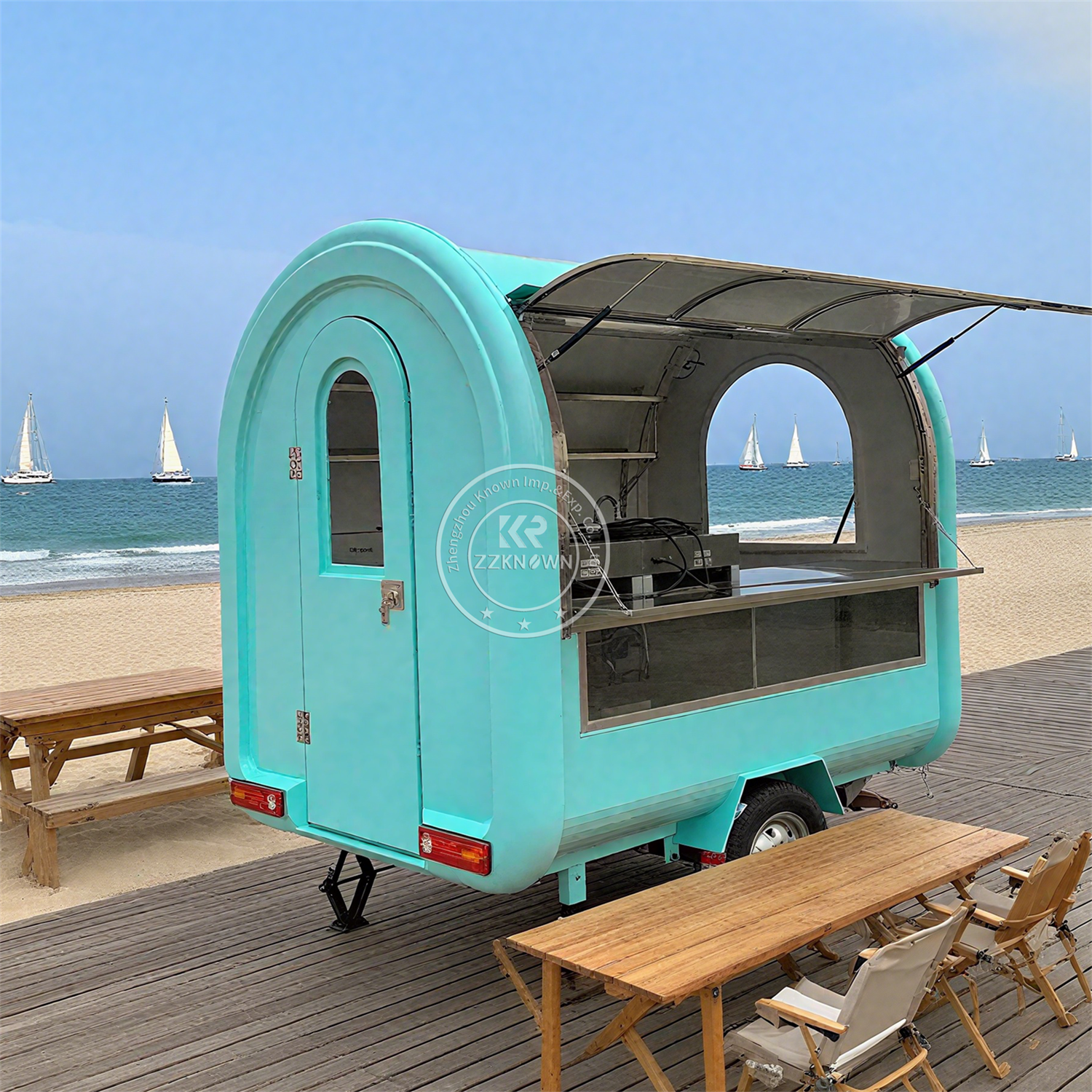 Commercial Street Concession F - Mobile Coffee Van Equipment reseña y precio