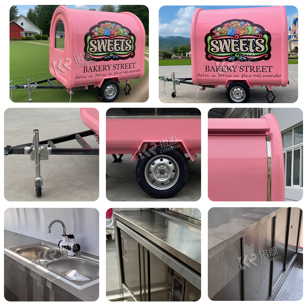 Commercial Street Concession F - Mobile Coffee Van Equipment reseña y precio