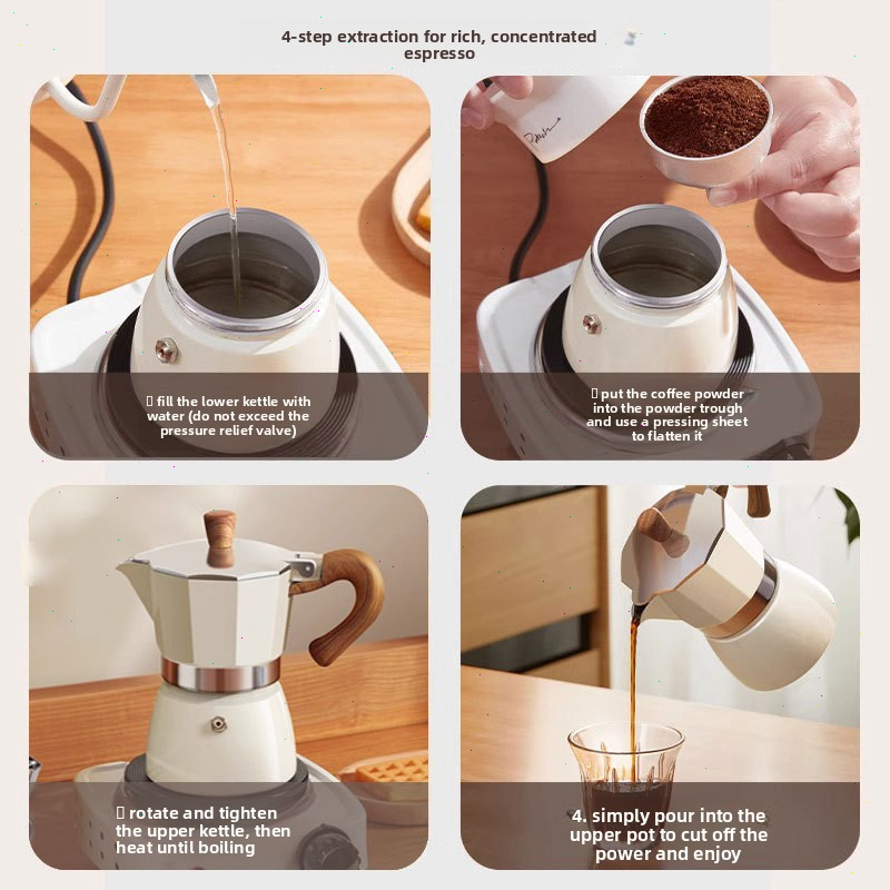 Round-bottomed Moka Pot Single - Coffee Equipment Accessories reseña y precio